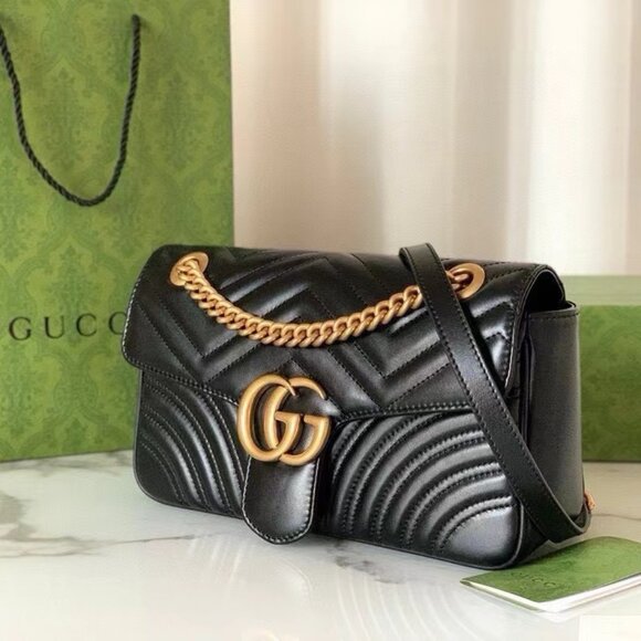 Authentic Women's GUCCI GG Marmont Gmall Matelasse Bag - Picture 8 of 8